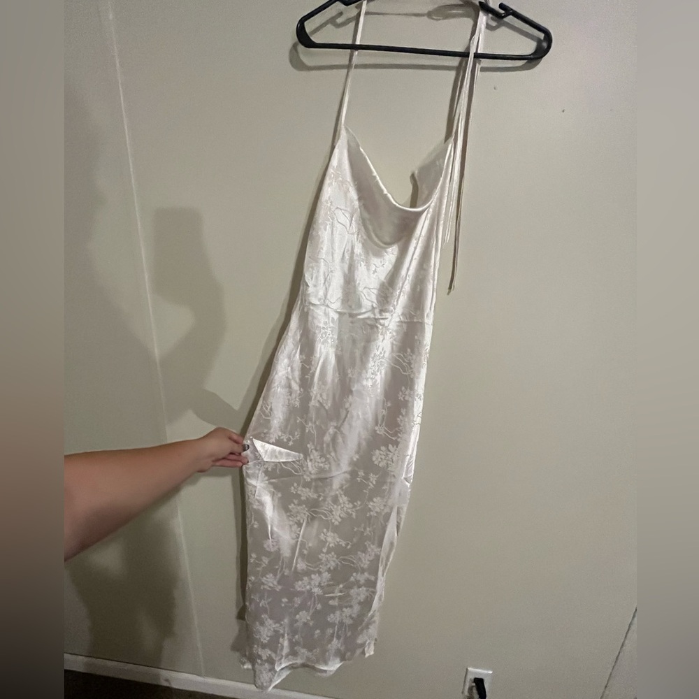 CUTE SATIN DRESS